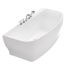 Акриловая ванна BelBagno BB74-1650-W0 165х78 без перелива белый